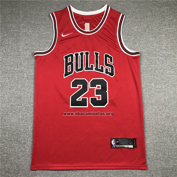 Camiseta Chicago Bulls Michael Jordan NO 23 Retro Rojo